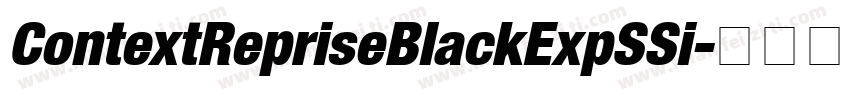 ContextRepriseBlackExpSSi字体转换