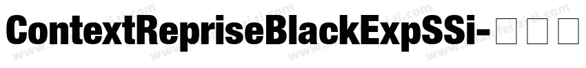 ContextRepriseBlackExpSSi字体转换