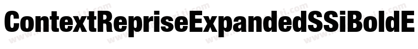 ContextRepriseExpandedSSiBoldExpand字体转换