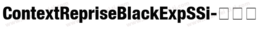 ContextRepriseBlackExpSSi字体转换