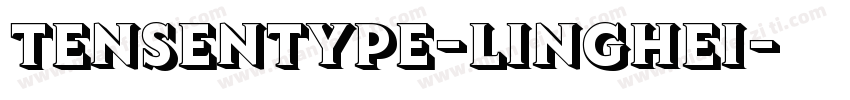 Tensentype-linghei字体转换
