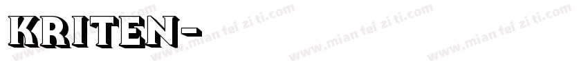 kriten字体转换