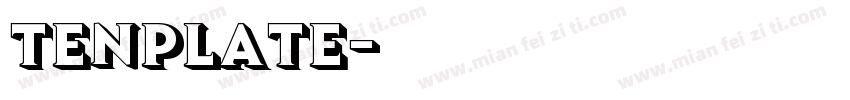 tenplate字体转换