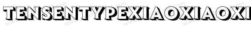 tensentypexiaoxiaoxinj字体转换