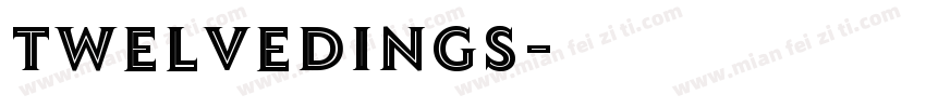 TwelveDings字体转换