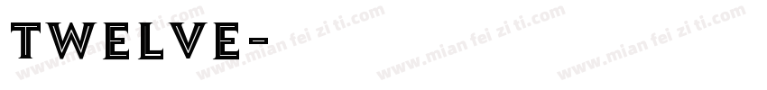 twelve字体转换