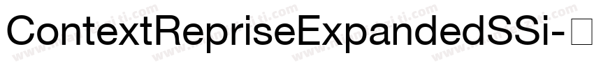 ContextRepriseExpandedSSi字体转换