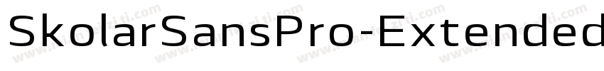 SkolarSansPro-ExtendedMedium字体转换