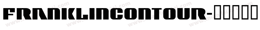 FranklinContour字体转换