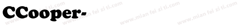 CCooper字体转换