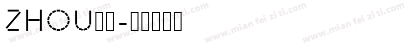 ZHOU周凯字体转换