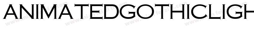 AnimatedGothicLight字体转换