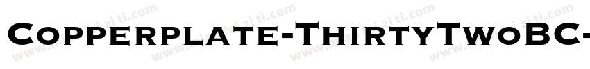 Copperplate-ThirtyTwoBC字体转换