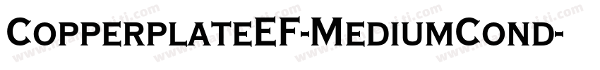 CopperplateEF-MediumCond字体转换