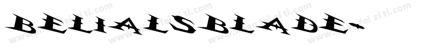 BelialsBlade字体转换