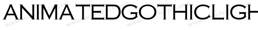 AnimatedGothicLight字体转换