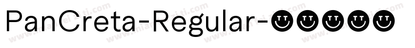 PanCreta-Regular字体转换