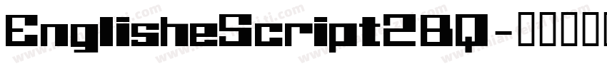 EnglisheScript2BQ字体转换