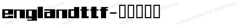 englandttf字体转换