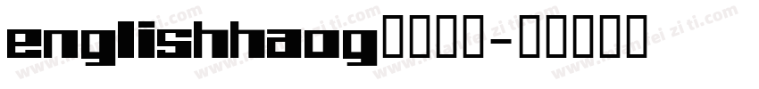 englishhaog四线三格字体转换