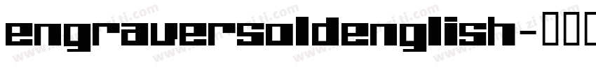 engraversoldenglish字体转换