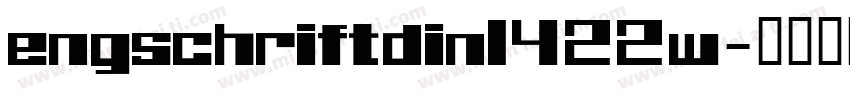 engschriftdin1422w字体转换