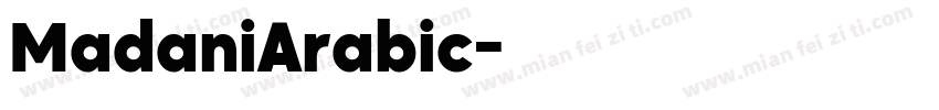 MadaniArabic字体转换