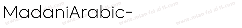 MadaniArabic字体转换