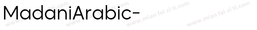 MadaniArabic字体转换
