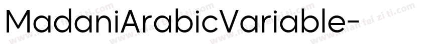 MadaniArabicVariable字体转换