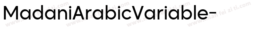 MadaniArabicVariable字体转换