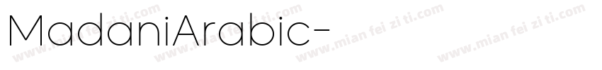 MadaniArabic字体转换