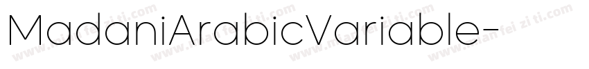 MadaniArabicVariable字体转换