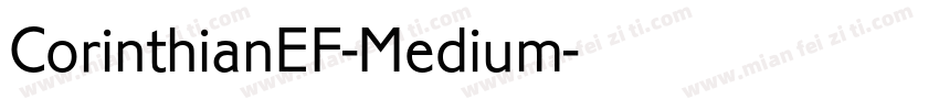 CorinthianEF-Medium字体转换