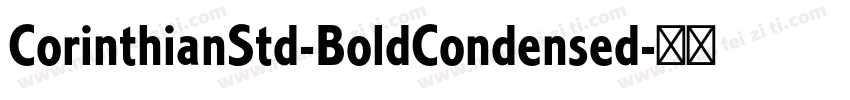CorinthianStd-BoldCondensed字体转换