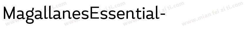 MagallanesEssential字体转换