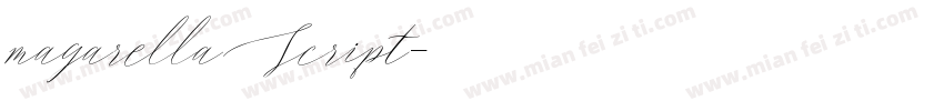 magarellaScript字体转换