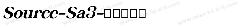 Source-Sa3字体转换