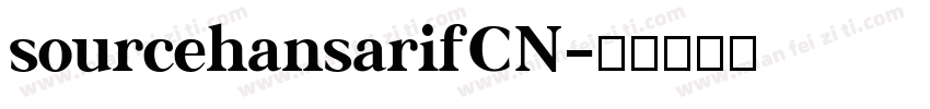 sourcehansarifCN字体转换