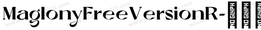 MaglonyFreeVersionR字体转换