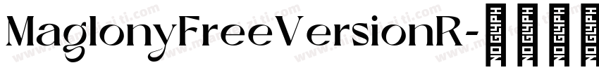 MaglonyFreeVersionR字体转换