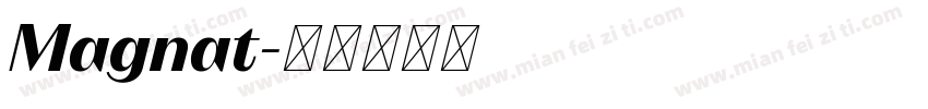 Magnat字体转换