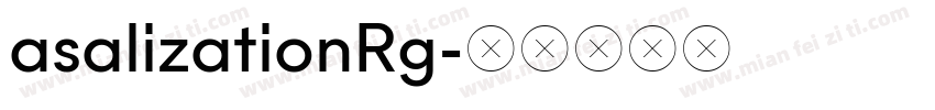 asalizationRg字体转换