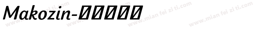 Makozin字体转换