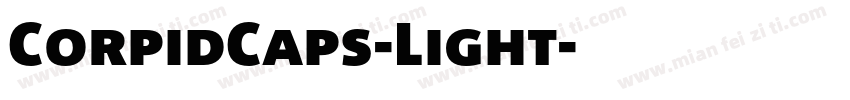 CorpidCaps-Light字体转换