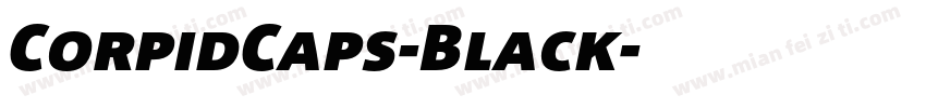 CorpidCaps-Black字体转换