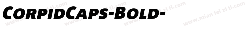 CorpidCaps-Bold字体转换