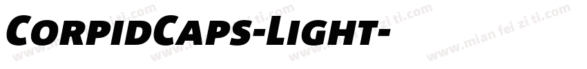 CorpidCaps-Light字体转换