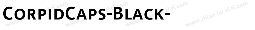 CorpidCaps-Black字体转换