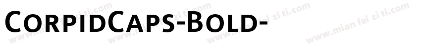 CorpidCaps-Bold字体转换